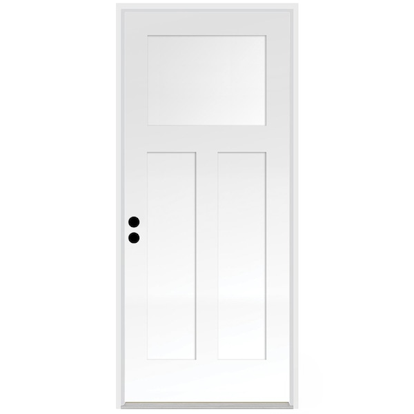 Trimlite Exterior Single Door, Right Hand/Inswing, 1.75 Thick, Fiberglass 3080RHISPSF3PSHK69161DM - main
